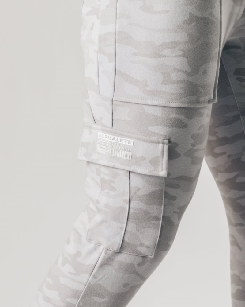 Alphalete Identity Cargo Miesten Juoksuvaatteet Hopea Camo | MYDZO-7610