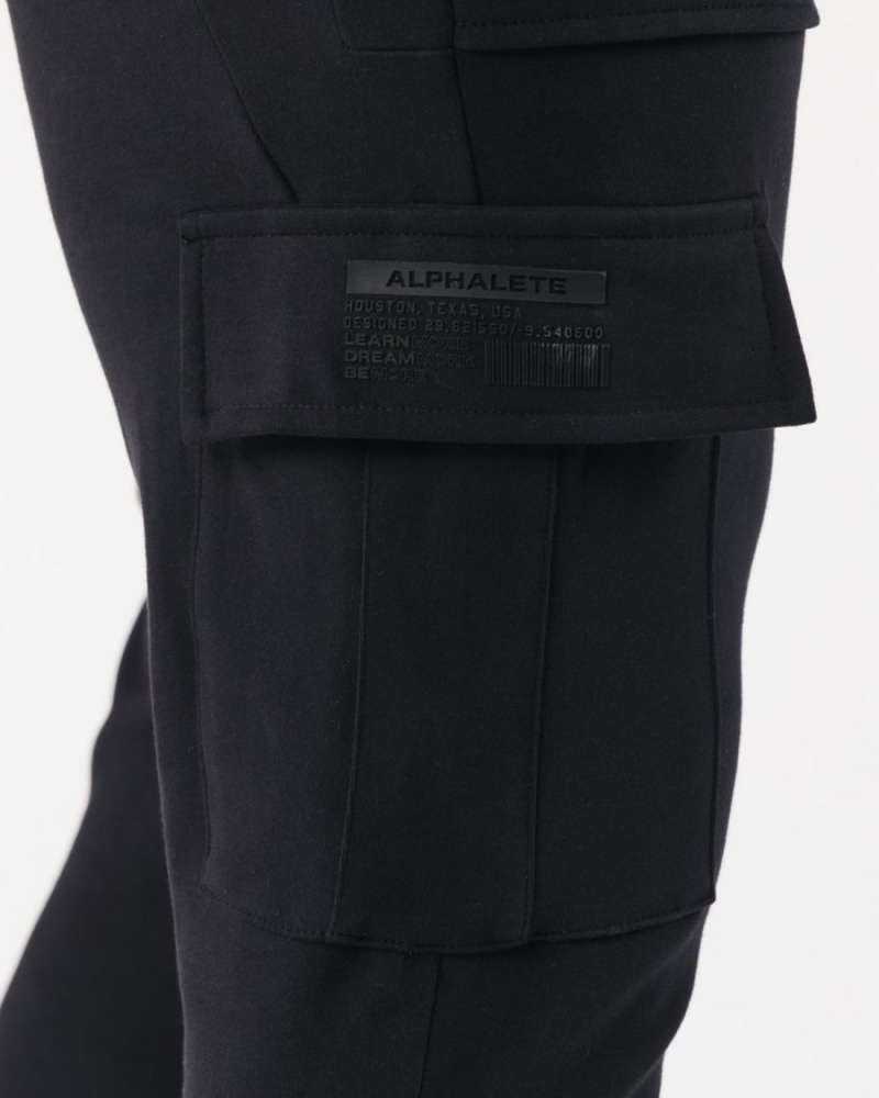 Alphalete Identity Cargo Miesten Juoksuvaatteet Mustat | EHSXB-5863