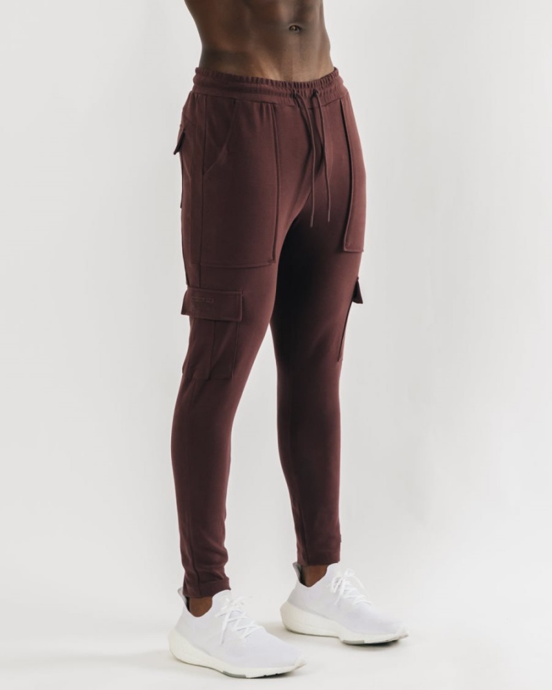 Alphalete Identity Cargo Miesten Juoksuvaatteet Mahogany | XSAKJ-6257