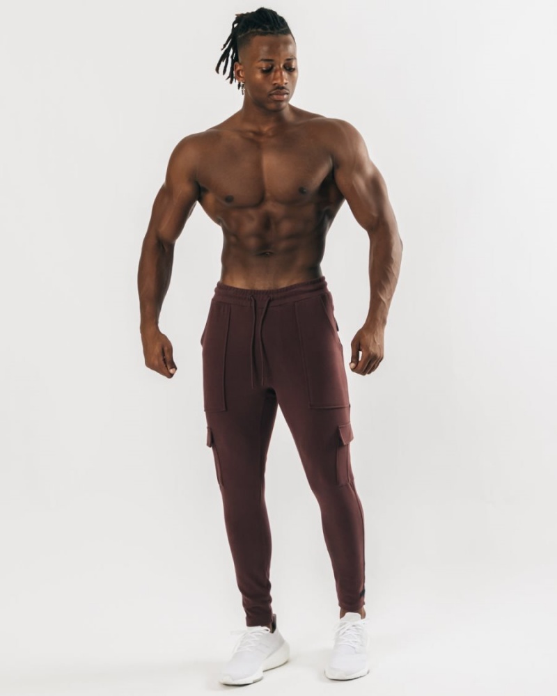 Alphalete Identity Cargo Miesten Juoksuvaatteet Mahogany | XSAKJ-6257