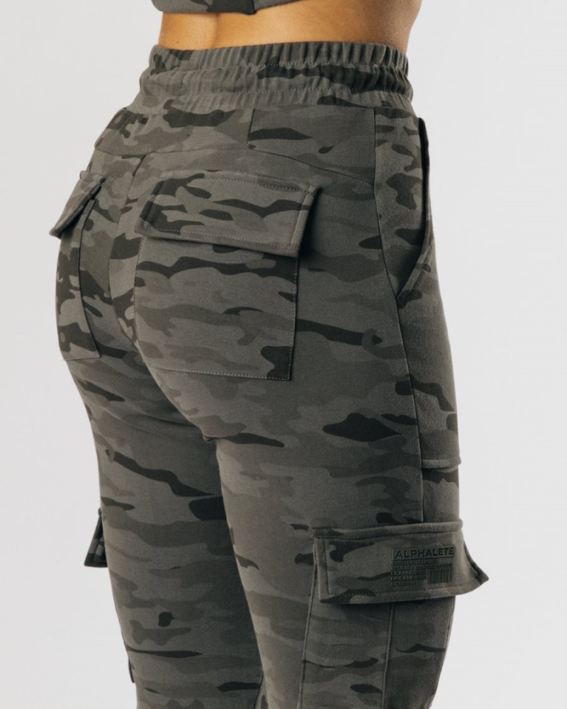 Alphalete Identity Cargo Naisten Juoksuvaatteet Camo | WFSXY-3891