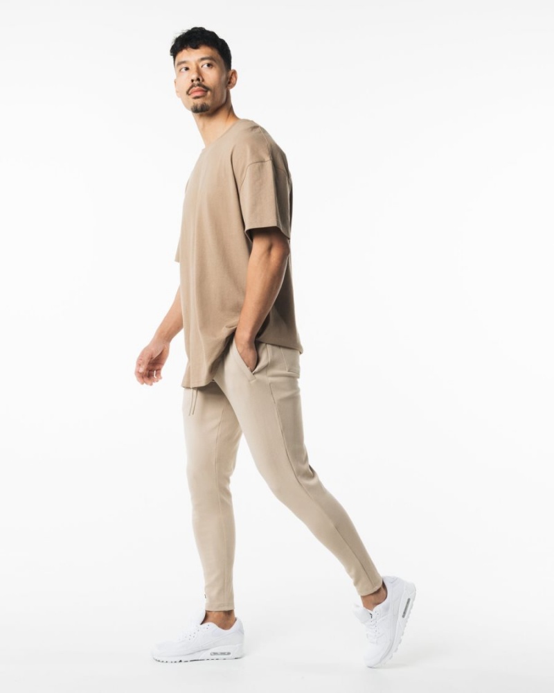 Alphalete Identity Jogger Miesten Juoksuvaatteet Linen | GCFWB-7389