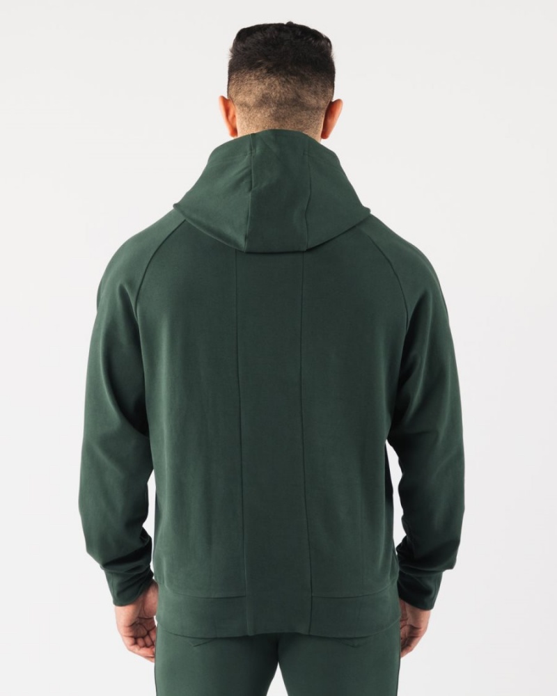 Alphalete Identity Pro Hoodie Miesten Huppari Evergreen | IPFQJ-8705