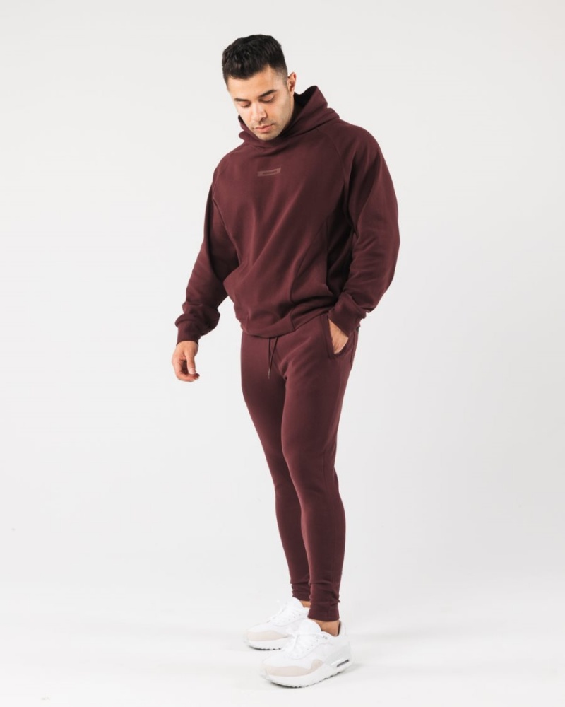 Alphalete Identity Pro Hoodie Miesten Huppari Sangria | MINCS-5142