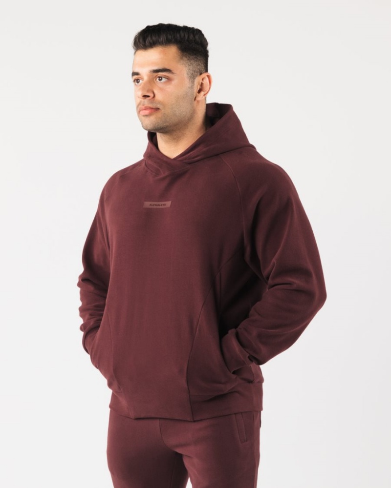 Alphalete Identity Pro Hoodie Miesten Huppari Sangria | MINCS-5142