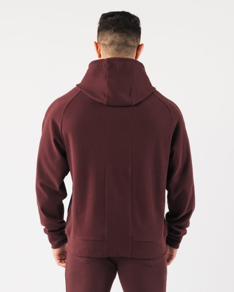 Alphalete Identity Pro Hoodie Miesten Huppari Sangria | MINCS-5142