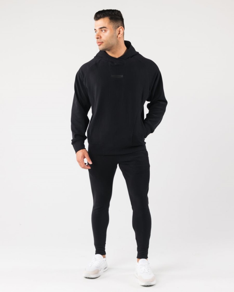 Alphalete Identity Pro Hoodie Miesten Huppari Mustat | UVWRA-2478