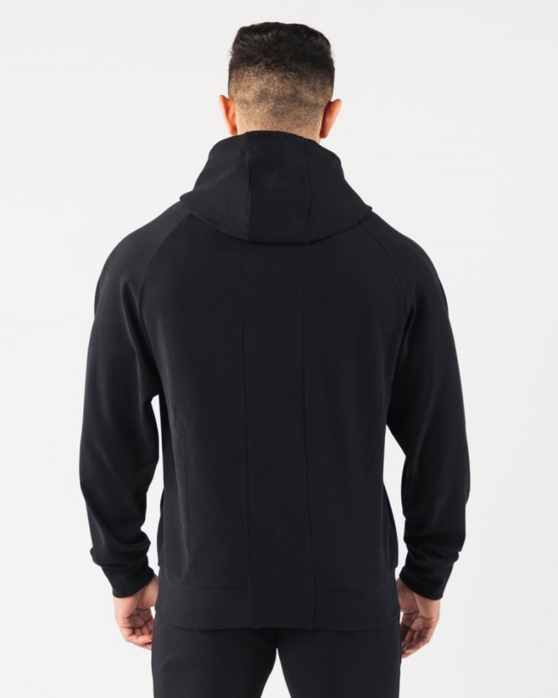 Alphalete Identity Pro Hoodie Miesten Huppari Mustat | UVWRA-2478