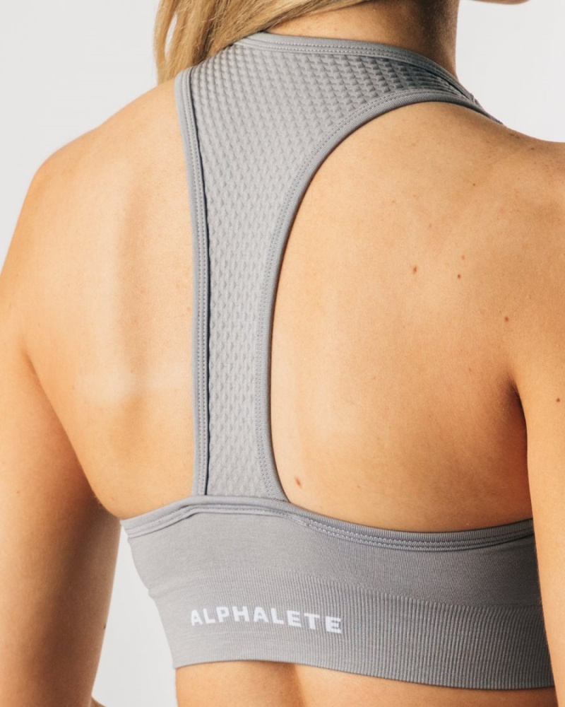 Alphalete Impact Bra Naisten Urheiluliivi Harmaat | BNSFK-0745