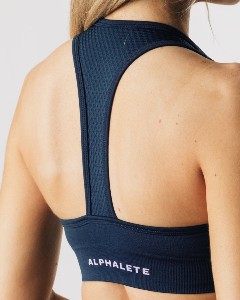 Alphalete Impact Bra Naisten Urheiluliivi Sininen | JBCRM-9012