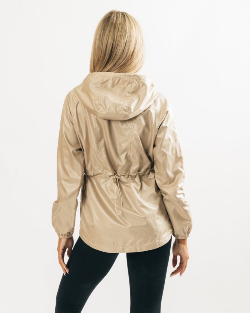 Alphalete Infinity Explorer Jacket Naisten Takit Tan | QRBKI-2480