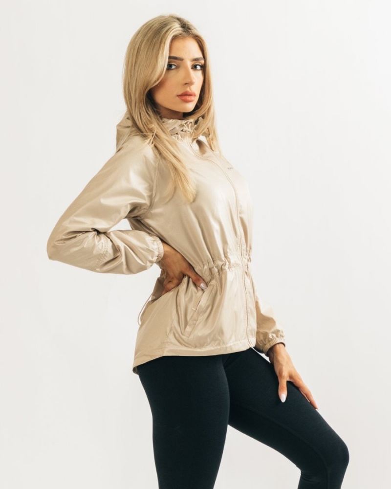 Alphalete Infinity Explorer Jacket Naisten Takit Tan | QRBKI-2480