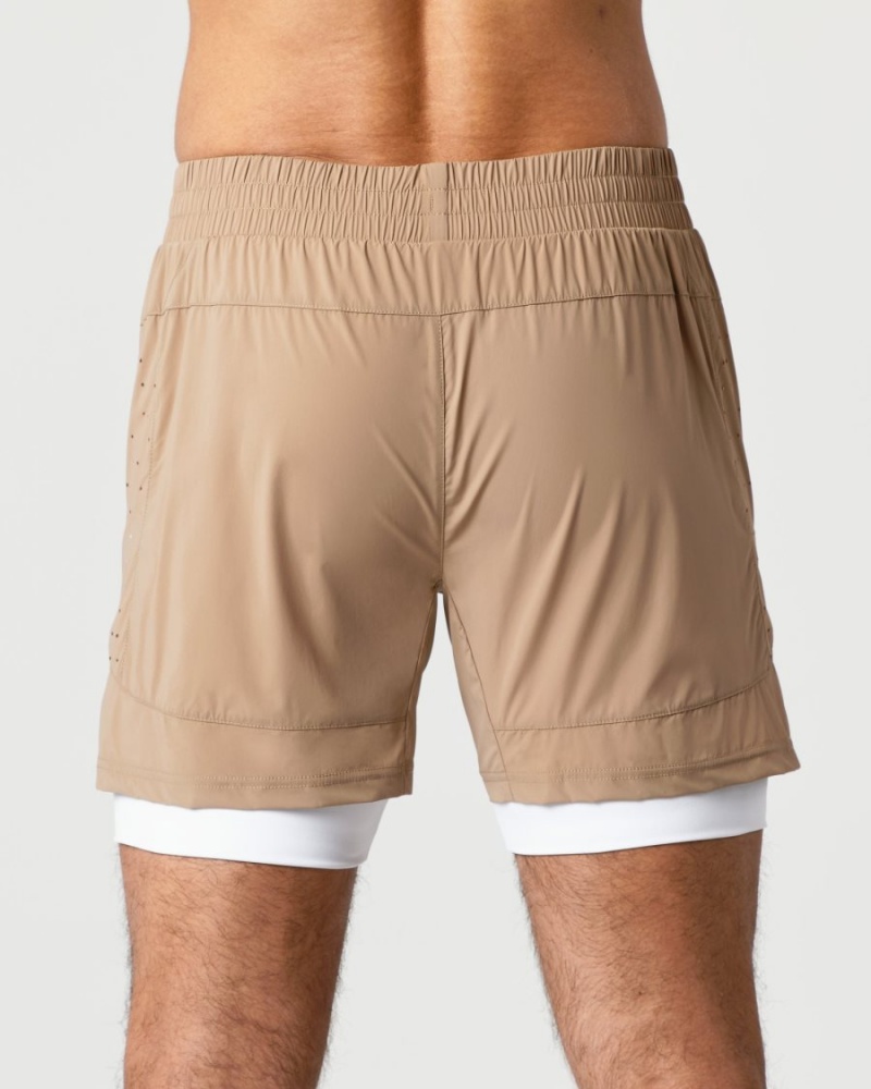 Alphalete Infinity Speed Lyhyt 5.5" Miesten Shortsit Chai | CMIWF-0397