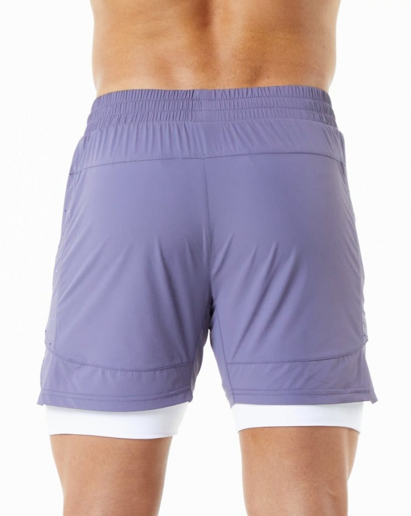 Alphalete Infinity Speed Lyhyt 5.5" Miesten Shortsit Digital Violet | MUSJP-2803