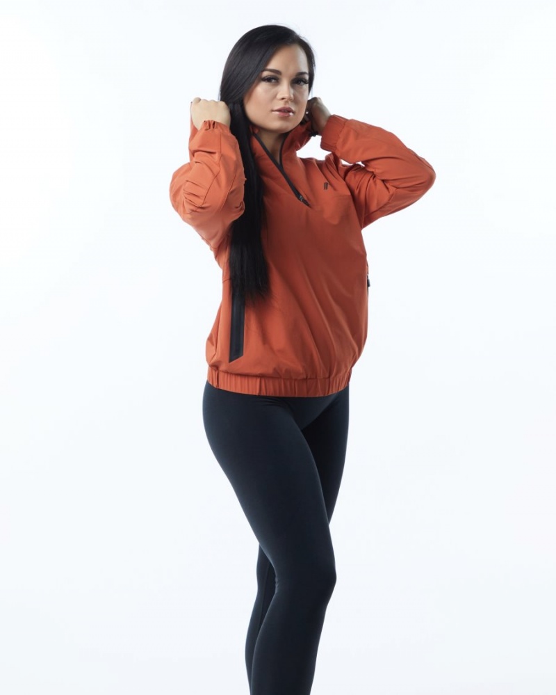 Alphalete Infinity Tech Jacket Naisten Takit Sour Tangerine | JRNZU-2763