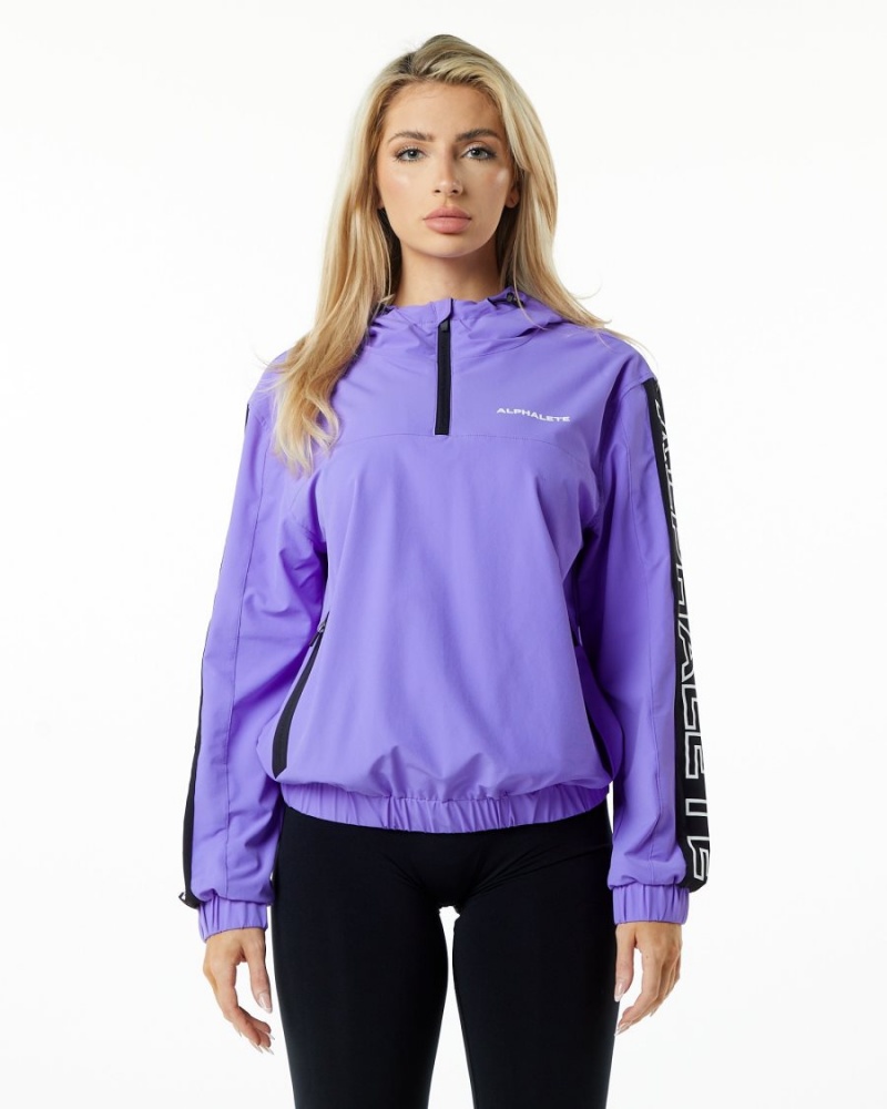 Alphalete Infinity Tech Jacket Naisten Takit Synthetic Violet | MDKBH-0659