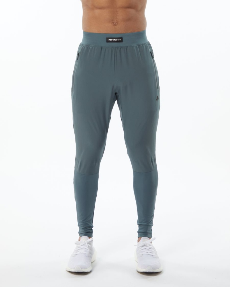 Alphalete Infinity Tech Pant Miesten Juoksuvaatteet Harmaat | VNHMP-8345