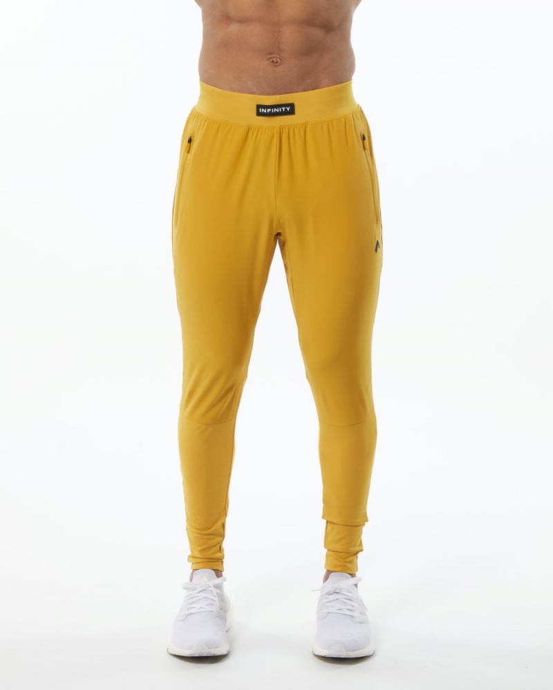 Alphalete Infinity Tech Pant Miesten Juoksuvaatteet Keltainen | XUDVY-8972