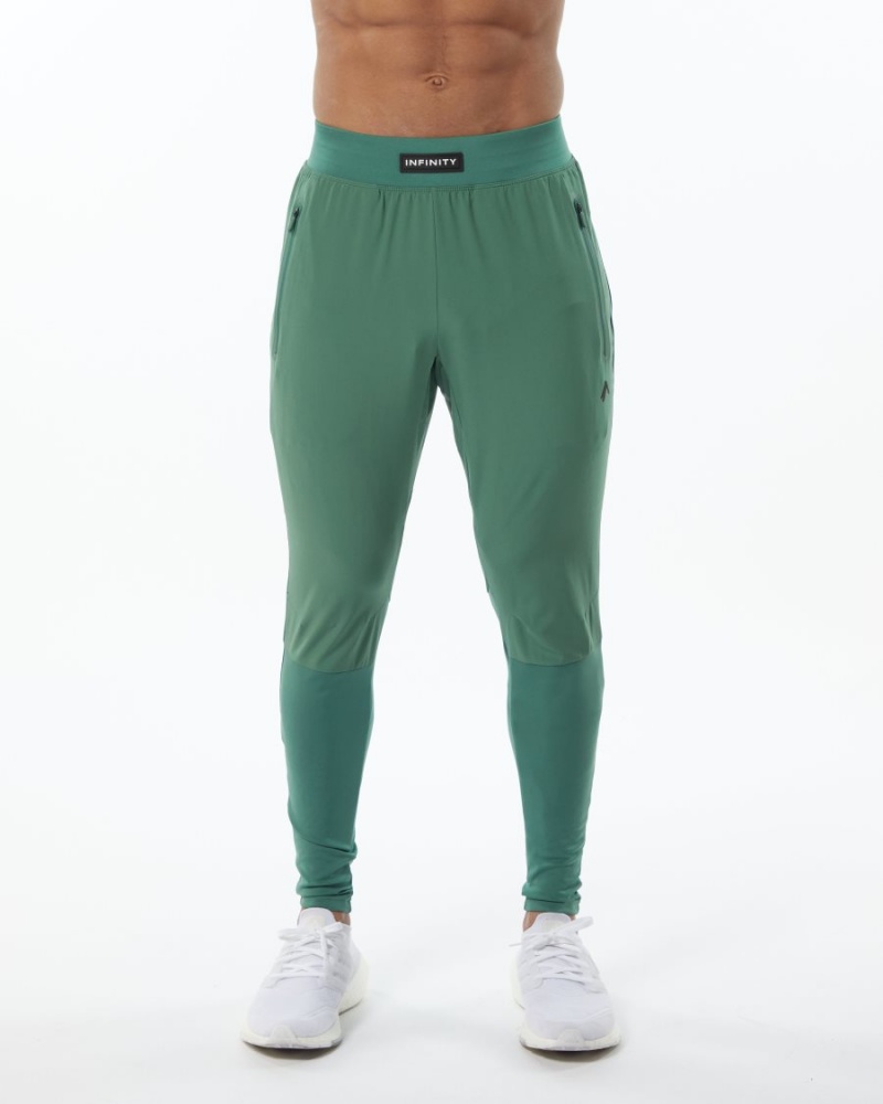 Alphalete Infinity Tech Pant Miesten Juoksuvaatteet Vihreä | MJYQG-4360