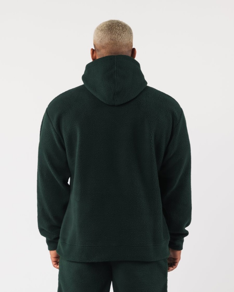 Alphalete King Hoodie Miesten Huppari Evergreen | RZTQI-2971