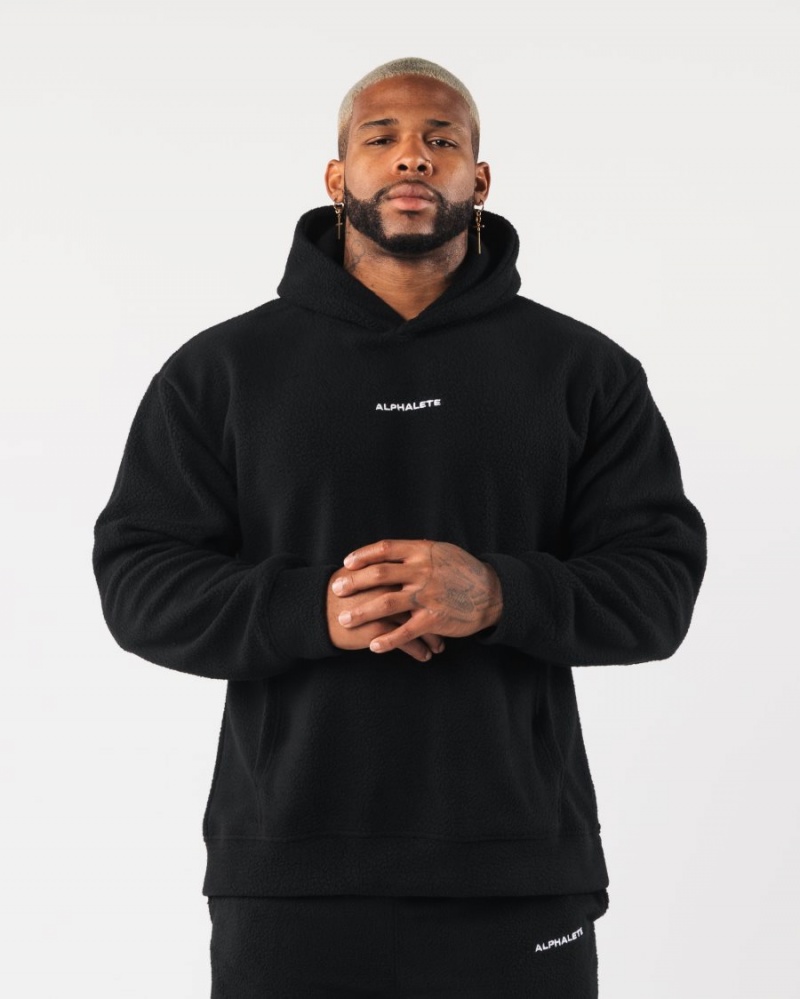 Alphalete King Hoodie Miesten Huppari Mustat | YKTCF-9563