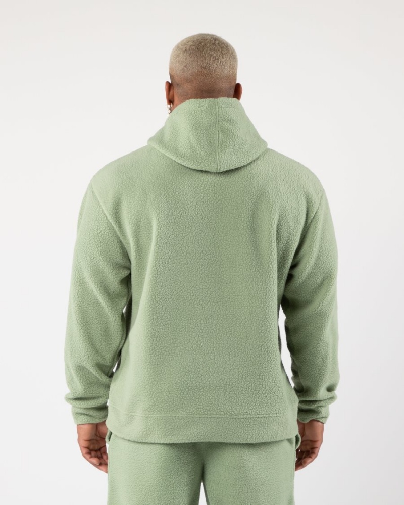 Alphalete King Hoodie Miesten Huppari Sage | AZXWU-7964