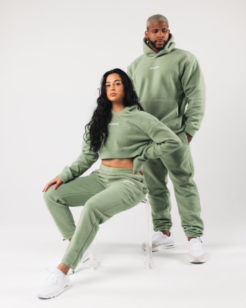 Alphalete King Jogger Miesten Juoksuvaatteet Sage | MHVYQ-8235