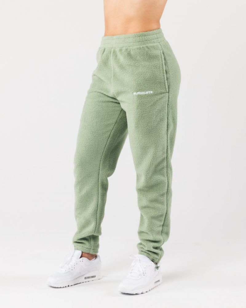 Alphalete King Jogger Miesten Juoksuvaatteet Sage | MHVYQ-8235