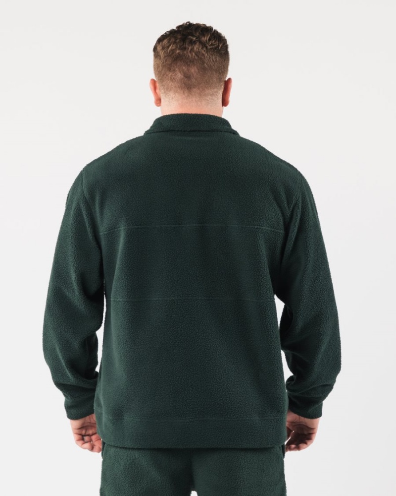 Alphalete King Quarter Zip Miesten Takit Evergreen | GDZPM-9514