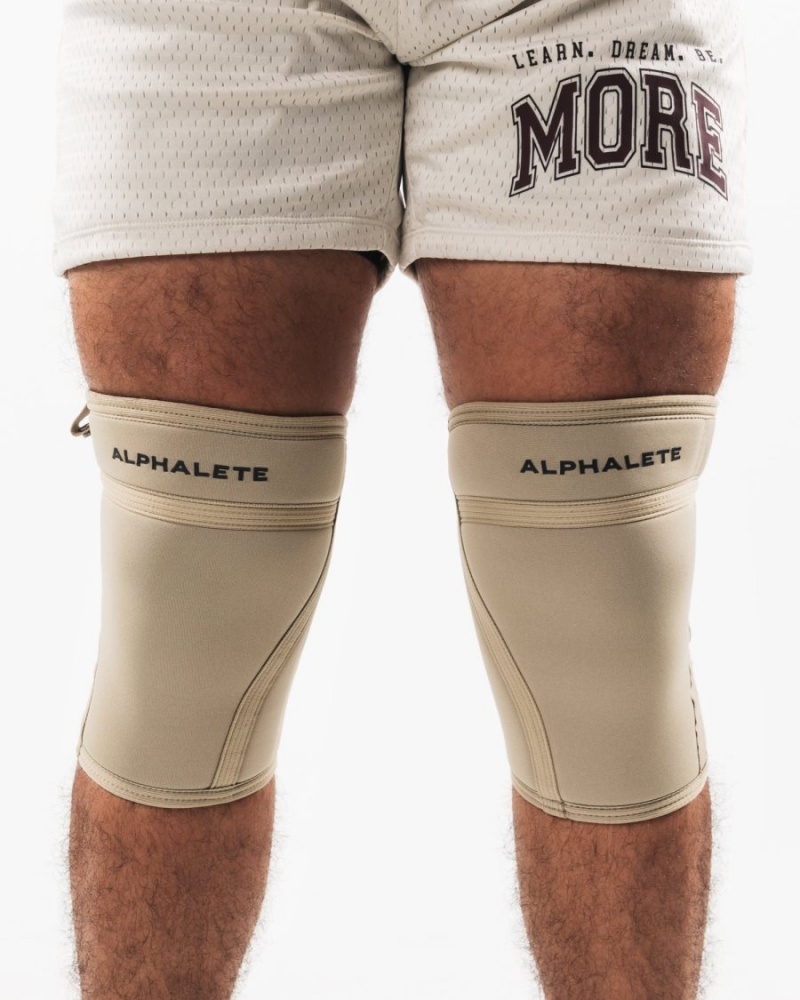 Alphalete Knee Sleeves Miesten Asusteet Linen | ELXFJ-9473