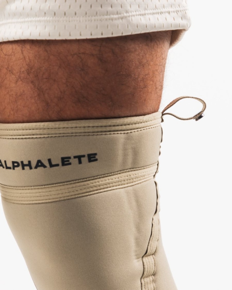 Alphalete Knee Sleeves Miesten Asusteet Linen | ELXFJ-9473