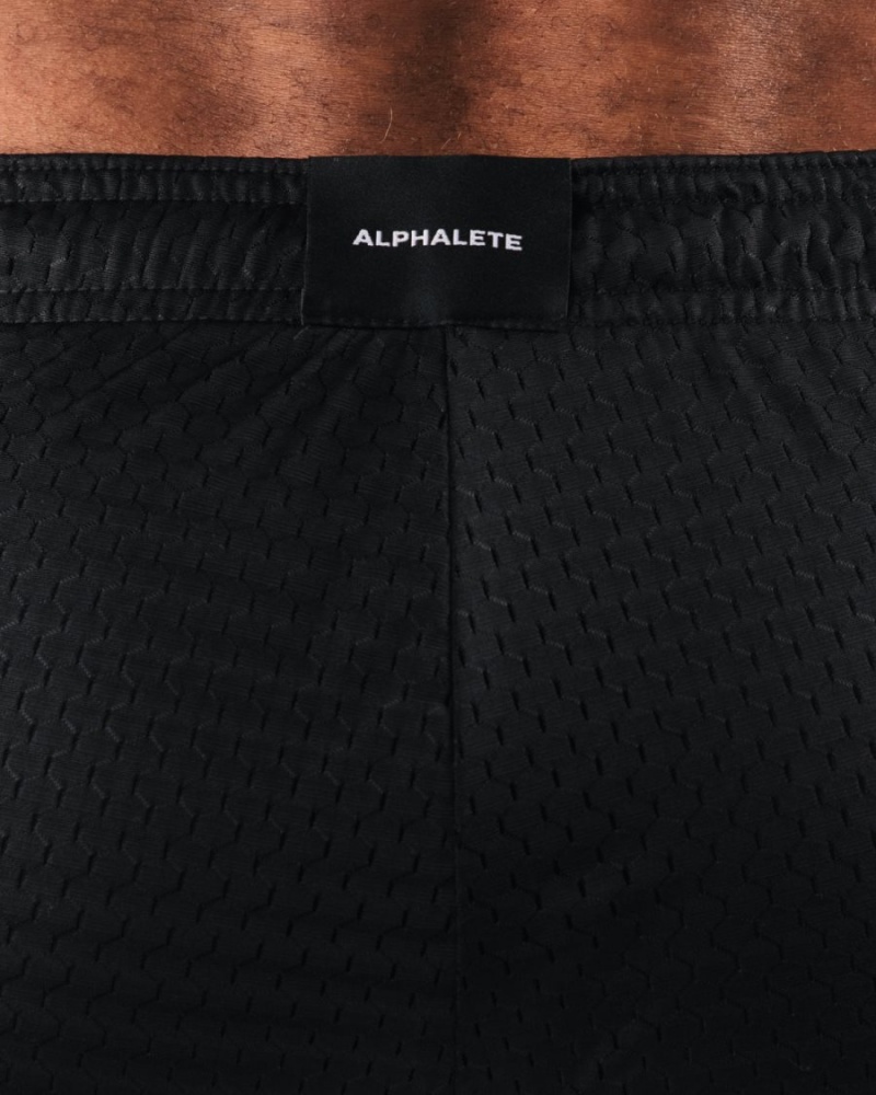 Alphalete LDB More Mesh Lyhyt 6” Miesten Shortsit Mustat | ASKNZ-3478