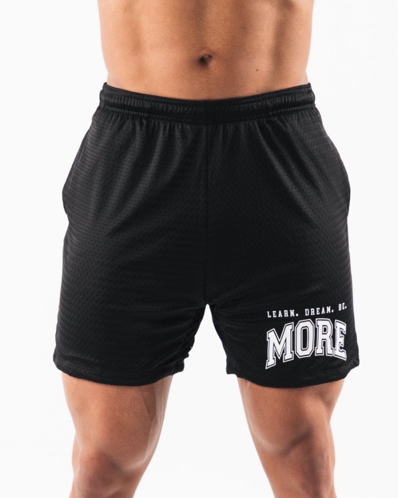 Alphalete LDB More Mesh Lyhyt 6” Miesten Shortsit Mustat | ASKNZ-3478