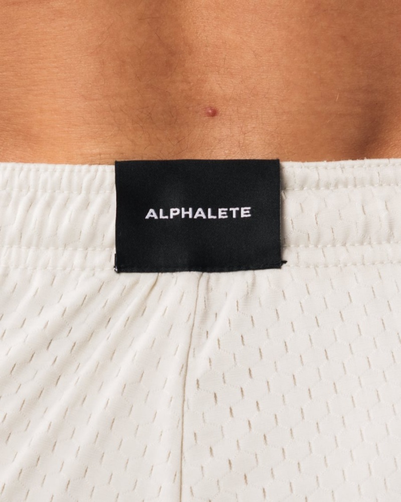 Alphalete LDB More Mesh Lyhyt 6" Miesten Shortsit Sea Shell | BAKHT-7598