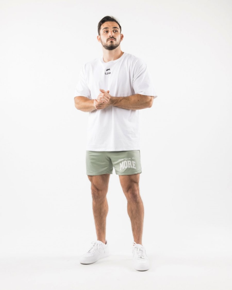 Alphalete LDB More Mesh Lyhyt 6" Miesten Shortsit Sage | AJPOI-7829