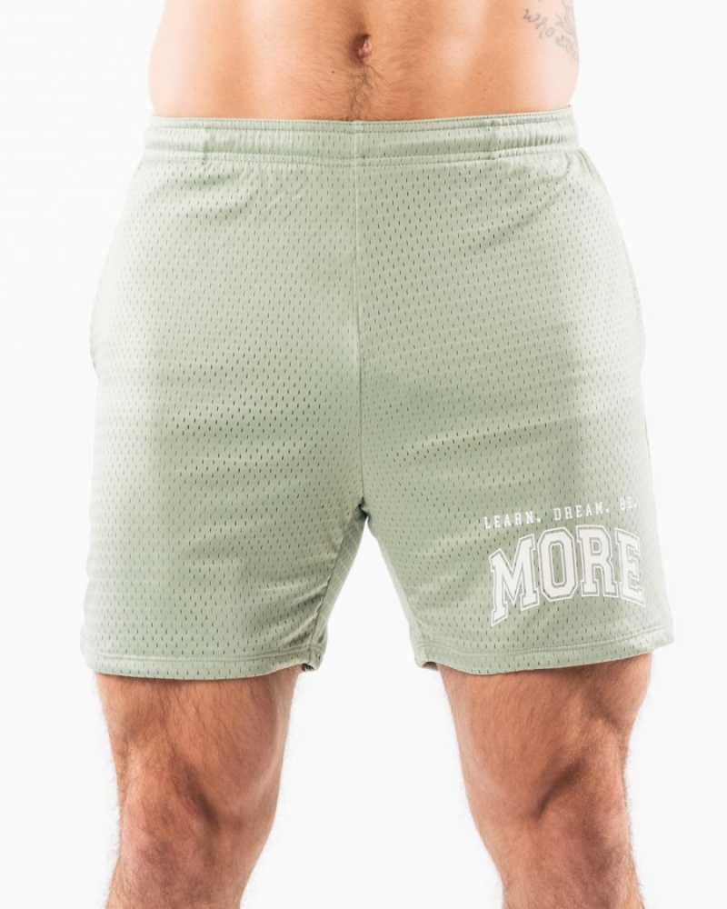 Alphalete LDB More Mesh Lyhyt 6" Miesten Shortsit Sage | AJPOI-7829