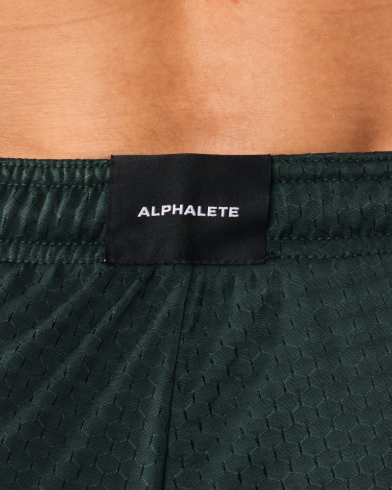 Alphalete LDB More Mesh Lyhyt 6" Miesten Shortsit Evergreen | BRVSX-4823