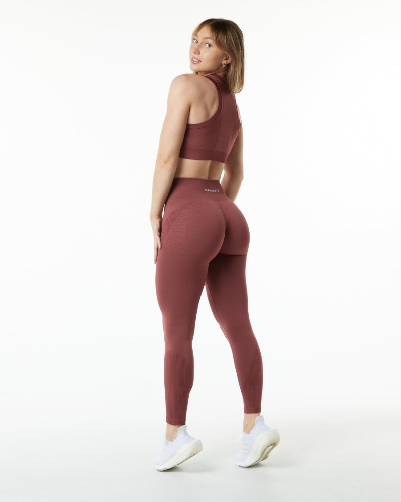 Alphalete Ozone Legging Naisten Leggings Gingerbread | JKDPE-1497