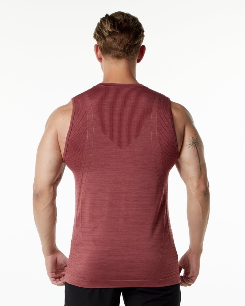 Alphalete Ozone Tank Miesten Hihaton Paita Gingerbread | DABOH-8721