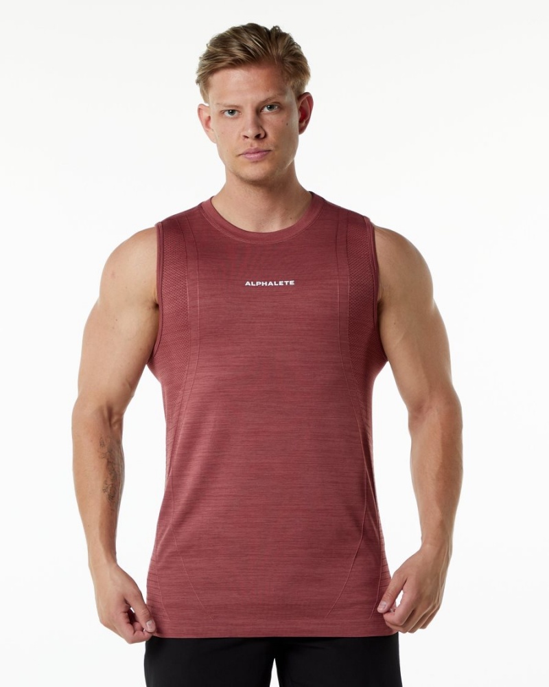 Alphalete Ozone Tank Miesten Hihaton Paita Gingerbread | DABOH-8721