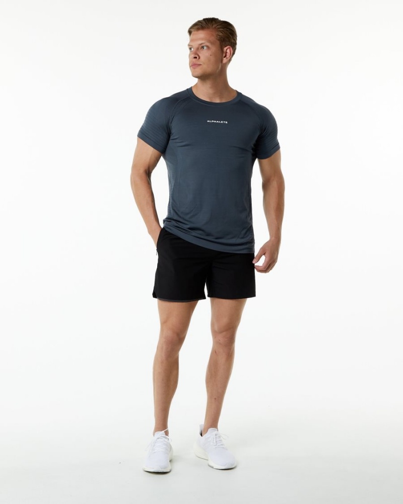 Alphalete Ozone Tee Miesten Paidat Carbon | TGWXV-5703