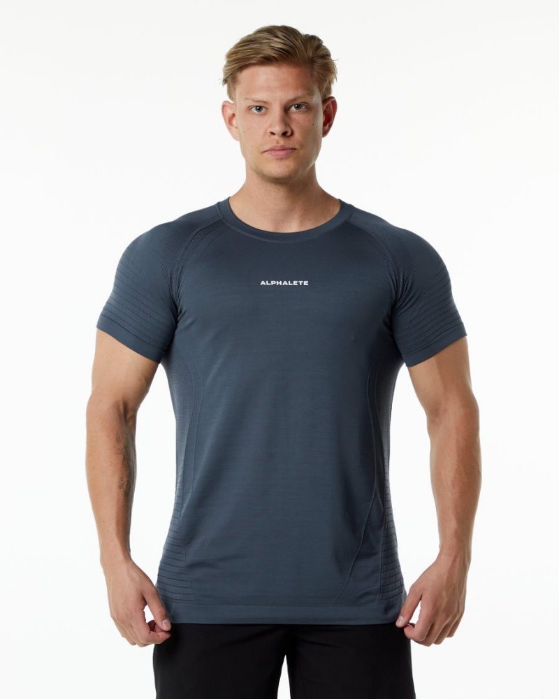 Alphalete Ozone Tee Miesten Paidat Carbon | TGWXV-5703