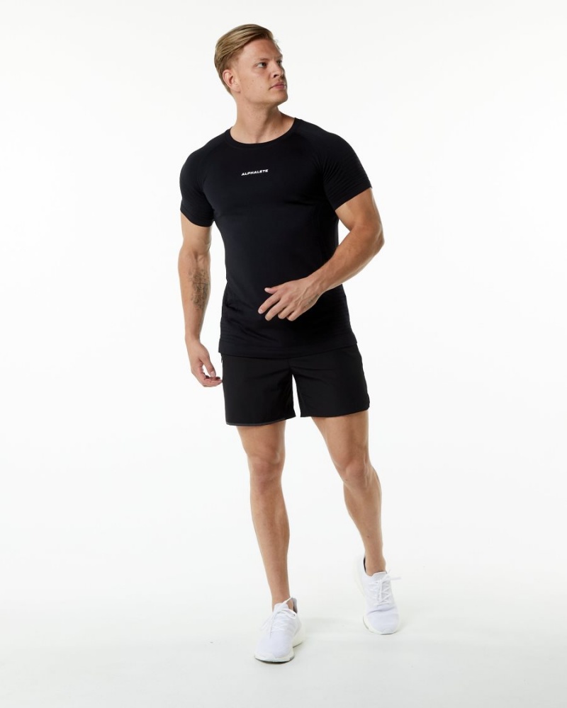 Alphalete Ozone Tee Miesten Paidat Mustat | AUZWY-5879