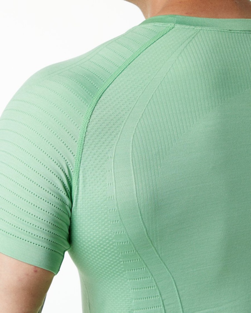 Alphalete Ozone Tee Miesten Paidat Pistachio | NOFYE-0581