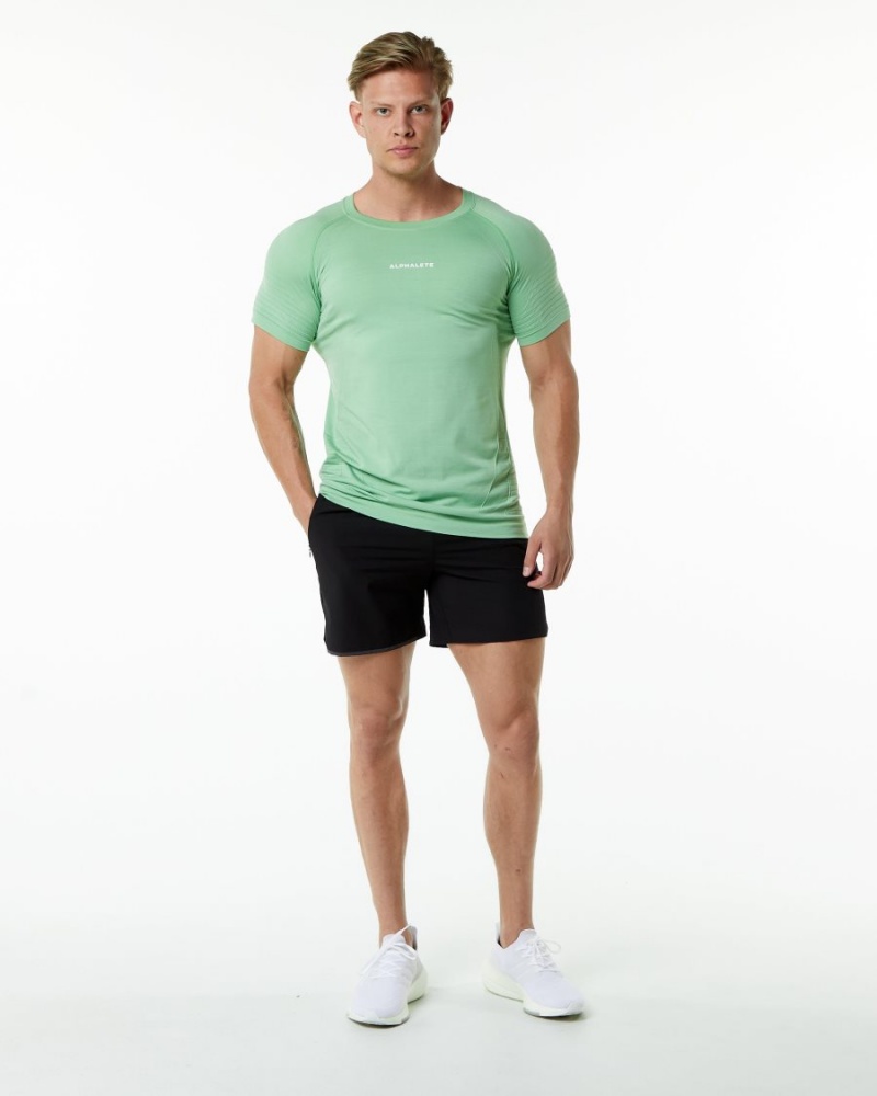 Alphalete Ozone Tee Miesten Paidat Pistachio | NOFYE-0581