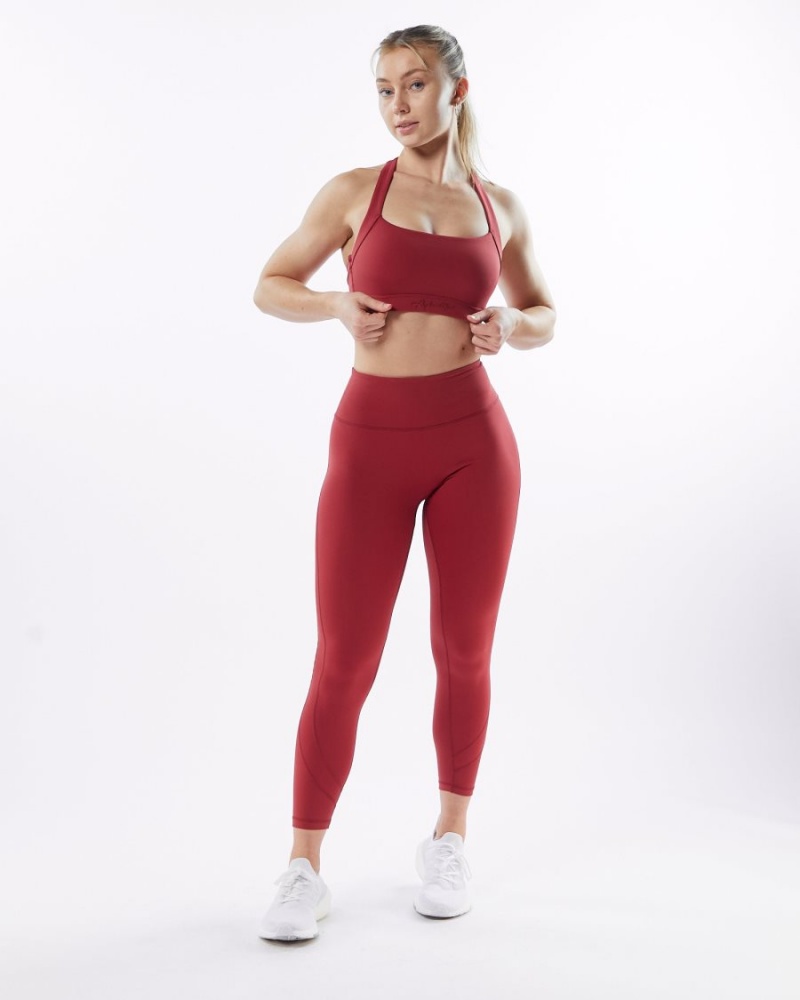 Alphalete Pulse Balance Bra Naisten Urheiluliivi Punainen | KDBWF-3267