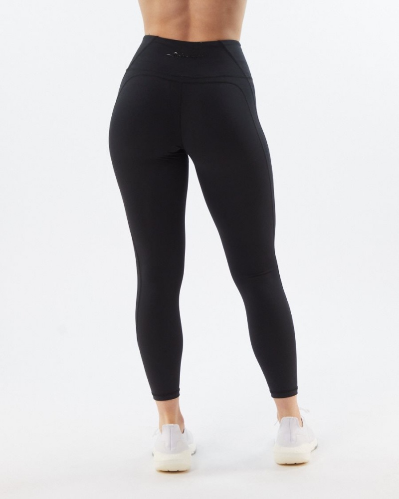 Alphalete Pulse Surge Legging Naisten Leggings Blackout | WKUQL-7951