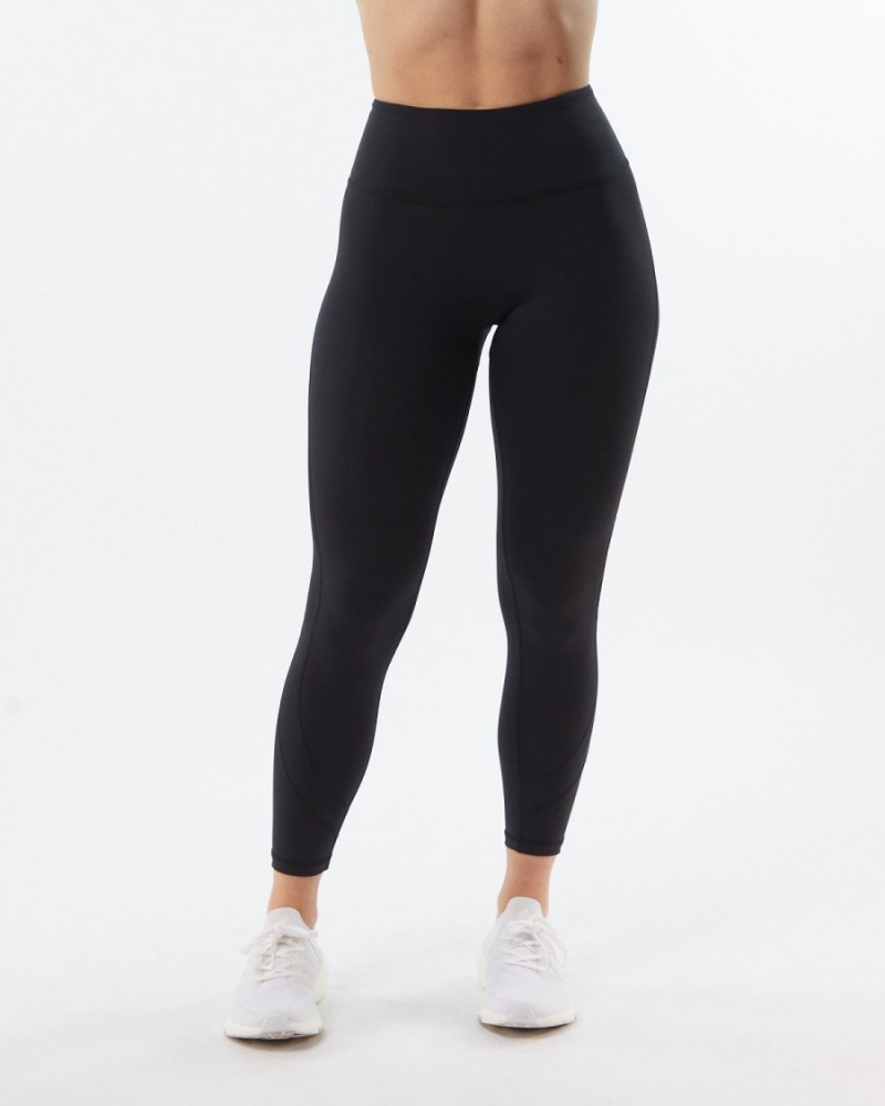 Alphalete Pulse Surge Legging Naisten Leggings Blackout | WKUQL-7951