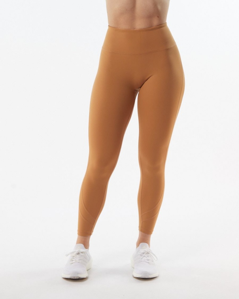 Alphalete Pulse Surge Legging Naisten Leggings Chestnut | ALPGR-8053