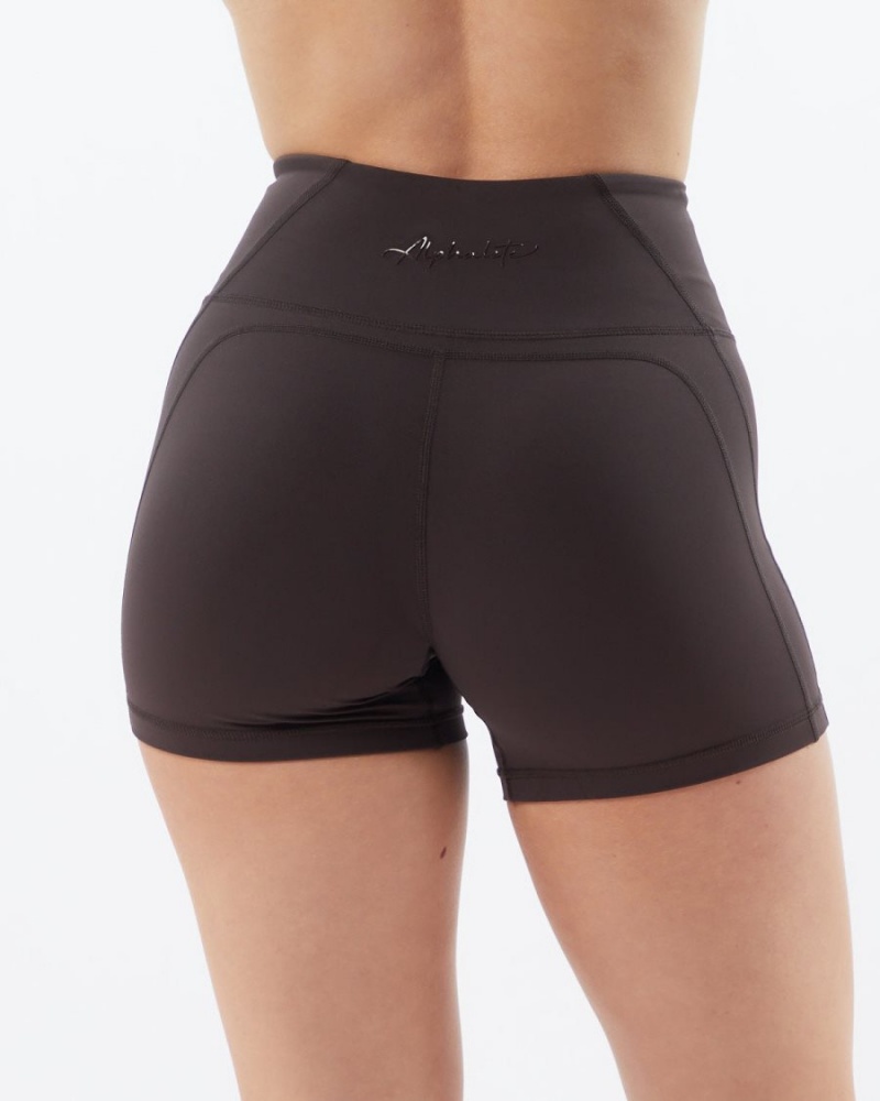 Alphalete Pulse Surge Lyhyt 4" Naisten Shortsit Harmaat | BZXYH-1649